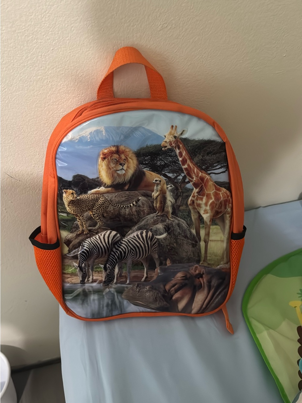 Kids Safari Animal Backpack - Orange